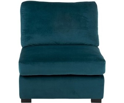 Fauteuil Milieu Velours Vert