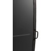 Armoire Ovale Metal/Verre Noir