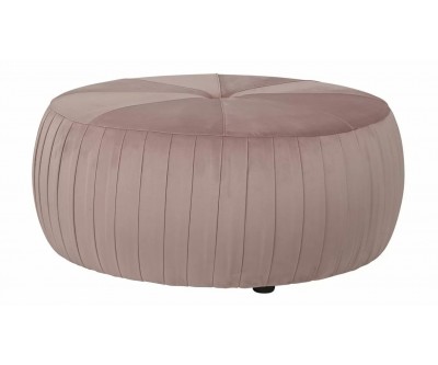 Pouf Joya rose velvet