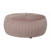 Pouf Joya rose velvet
