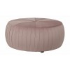 Pouf Joya rose velvet