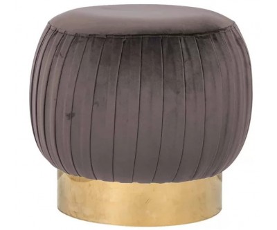 Pouf Stone velours Faye