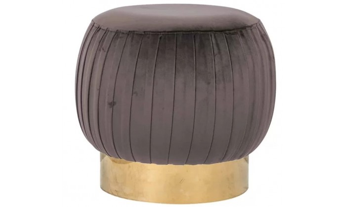 Pouf Stone velours Faye