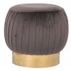 Pouf Stone velours Faye