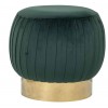 Pouf vert velours Faye