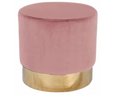 Pouf rose velvet Lilou
