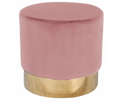 Pouf rose velvet Lilou