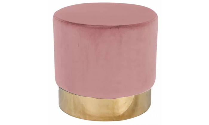 Pouf rose velvet Lilou