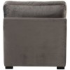 Fauteuil Milieu Velours Gris