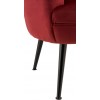 Fauteuil 1 Personne Velours/Bois Bordeaux