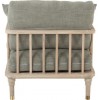 Fauteuil 1 Personne Chene/Textile Vert Olive