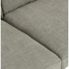 Fauteuil 2 Personnes Bouleau/Textile Blanc