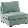 Fauteuil Milieu Velours Menthe