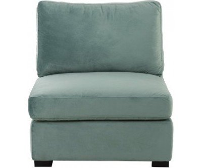 Fauteuil Milieu Velours Menthe