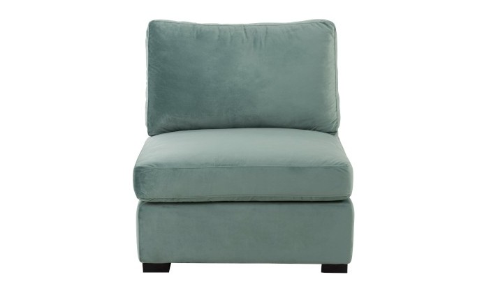 Fauteuil Milieu Velours Menthe