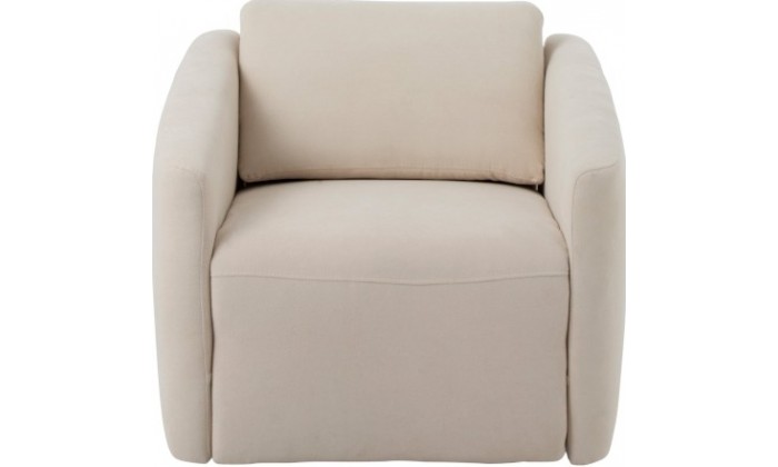 Fauteuil/Relax Tournant 1 Personne Lin Beige