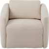 Fauteuil/Relax Tournant 1 Personne Lin Beige