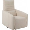 Fauteuil/Relax Tournant 1 Personne Lin Beige