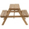 Banc Maroc Bois De Manguier Blanc Délavé