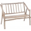 Banc Accoudoir Branches Bois Naturel