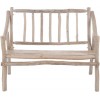 Banc Accoudoir Branches Bois Naturel