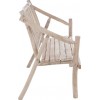 Banc Accoudoir Branches Bois Naturel