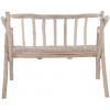 Banc Accoudoir Branches Bois Naturel