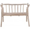 Banc Accoudoir Branches Bois Naturel