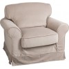 Fauteuil 1 Personne Textile Beige