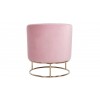 Fauteuil en velours rose velvet / gold Felicia