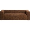 Canape 3 Places Moderne Cuir Brun Clair