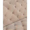 Canape 3 Places Boutons Suede Beige