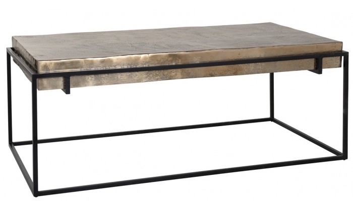 Table de salon champagne gold Calloway