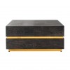 Table de salon Carré Or gold 90x90 (Block)