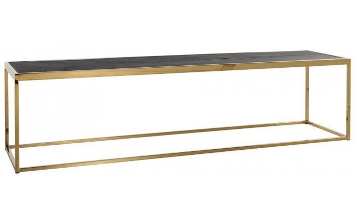 Table de salon Blackbone gold 160x40