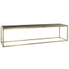 Table de salon Blackbone gold 160x40