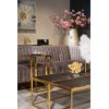 Table de salon Blackbone gold 160x40