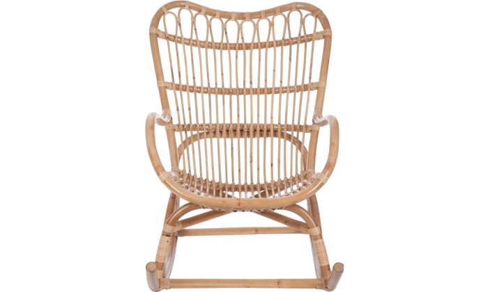 Fauteuil A Bascule Rotin Naturel