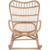 Fauteuil A Bascule Rotin Naturel