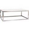 Table basse design avec marbre blanc Levanto