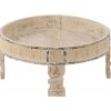Table D'appoint Branches Bois/Verre Grey Wash