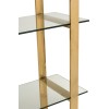 Etagere 6 Plateaux Bois Naturel/Metal Noir