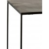 Set De 3 Table Gigogne Ronde Aluminium/Metal Brillant Argent
