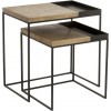 Set De 2 Tables Gigones Aluminium Or