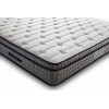 Lit box literie boxspring avec rangement et matelas bronz HEDDY