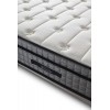 Lit box literie boxspring avec rangement et matelas bronz HEDDY