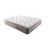 Lit box literie boxspring avec matelas et rangement complete en tissu brun Kapok LIFE