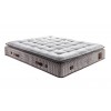 Lit box literie boxspring avec matelas et rangement complete en tissu brun Royal CRAFT