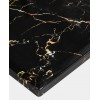 Table basse design acier inoxydable gold plateau avec marbre ou en verre rec. ROBERTO