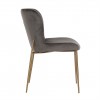 Chaise Odessa Stone / brushed gold